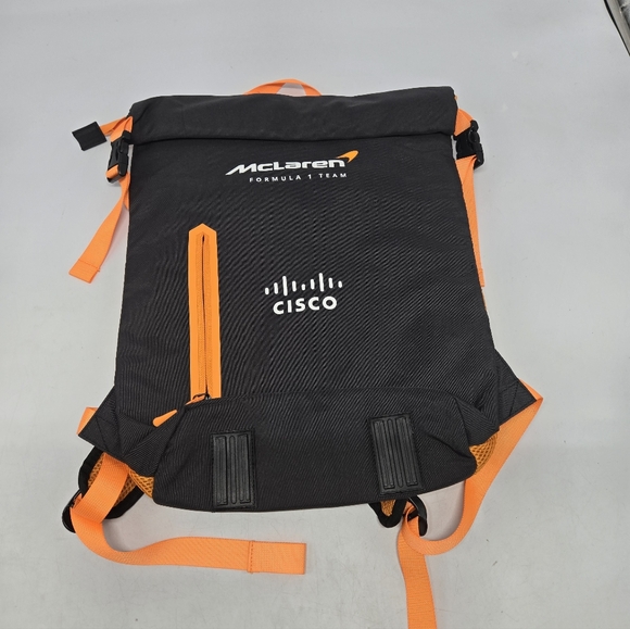 NEW McLaren Formula 1 Team Backpack Cisco Branding